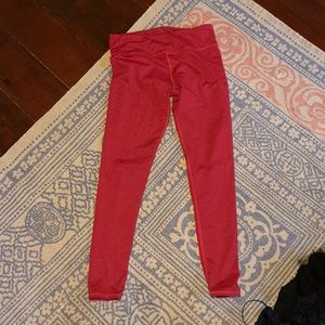 Pink athletic leggings